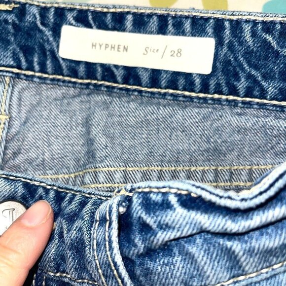 Anthropologie Pilcro And The Letter Press Jeans Size 28 Distressed Straight Leg - Picture 4 of 12